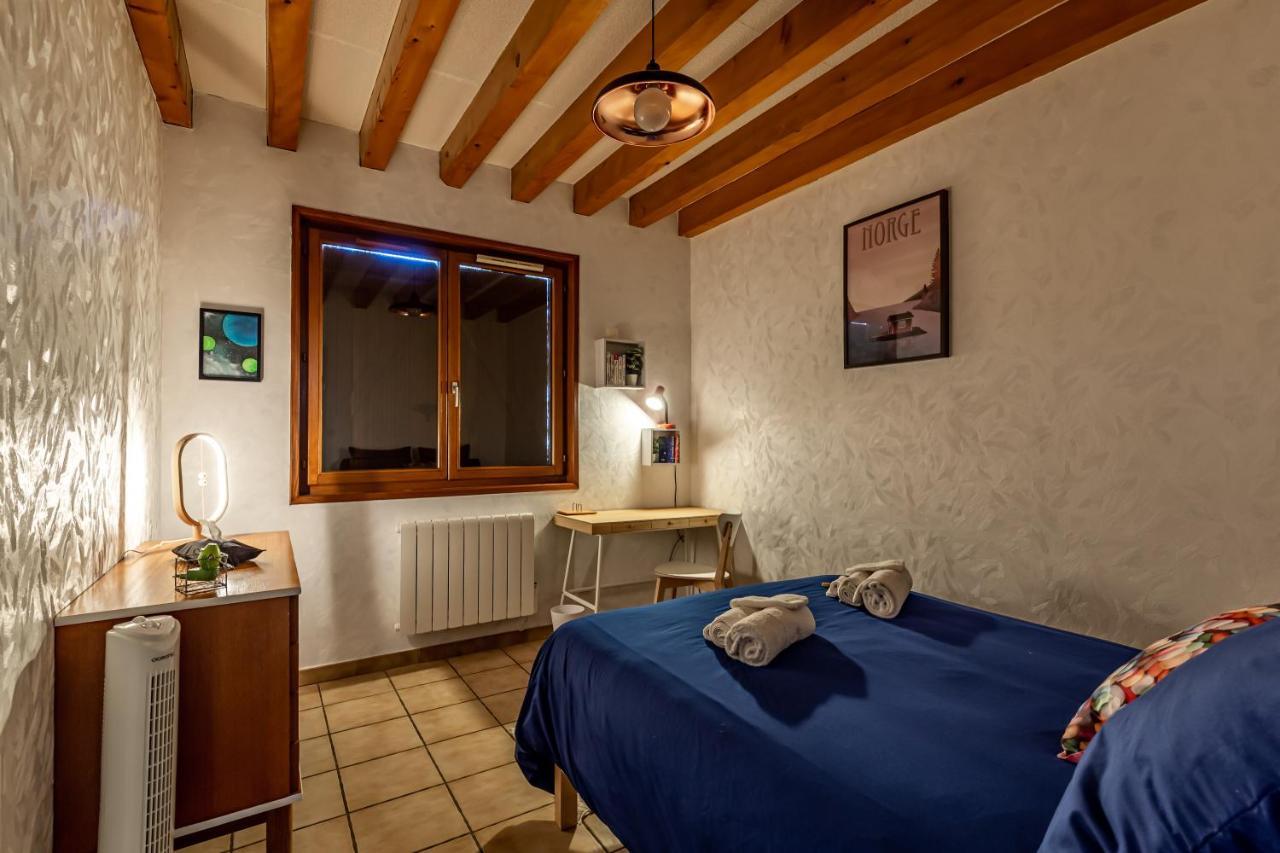 Grand appartement avec vue au calme, Lyon à 25km Communay Extérieur photo